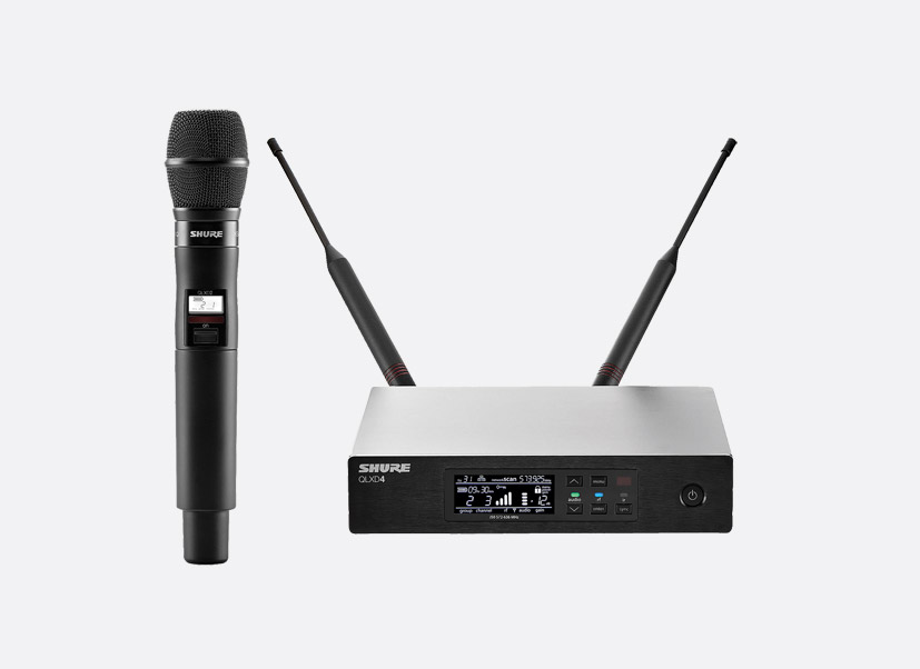 Bộ phát kèm micro không dây cầm tay Shure QLXD24A/KSM9