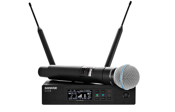 Bộ phát kèm micro không dây cầm tay Shure QLXD24A/B58