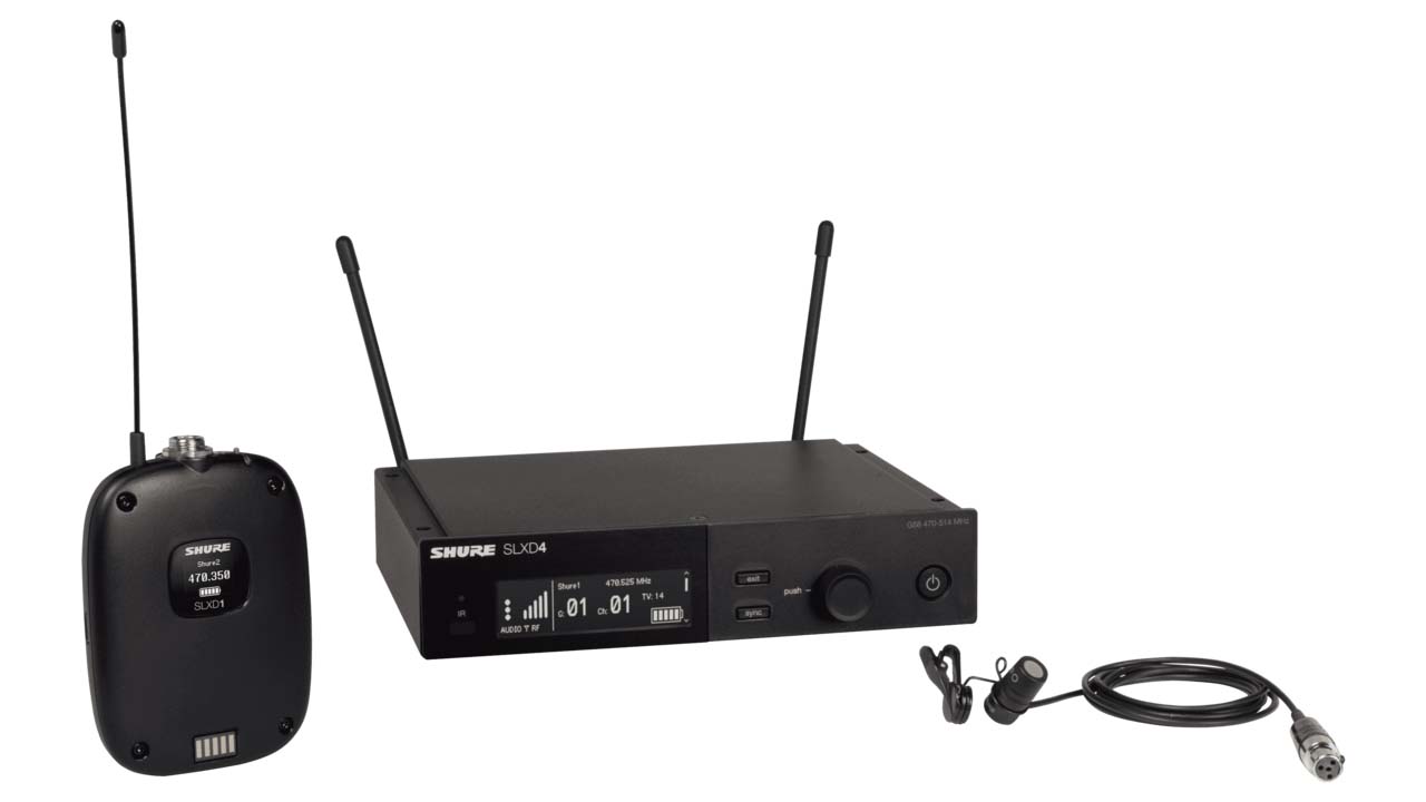 Bộ micro không dây cài áo Shure SLXD14A/85