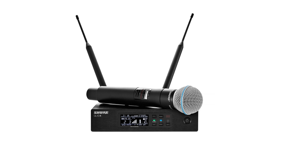 Bộ phát kèm micro không dây cầm tay Shure QLXD24A/B58