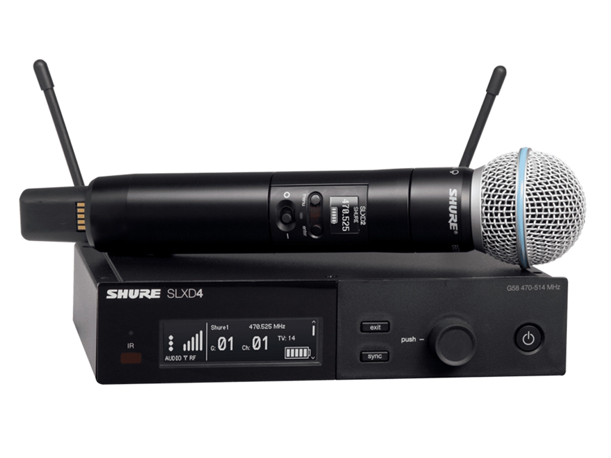 Bộ micro không dây cầm tay SHURE SLXD24/BETA58