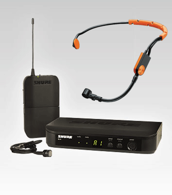 Bộ micro không dây cài đầu Shure BLX14A/SM31FH