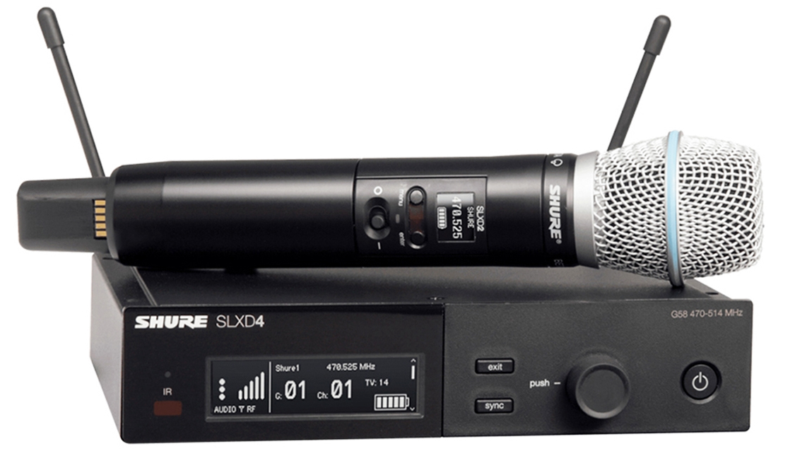 Bộ micro không dây cầm tay SHURE SLXD24/B87A