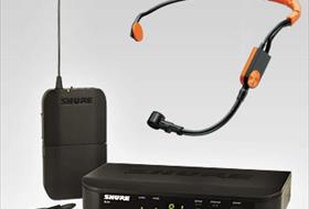 Bộ micro không dây cài đầu Shure BLX14A/SM31FH